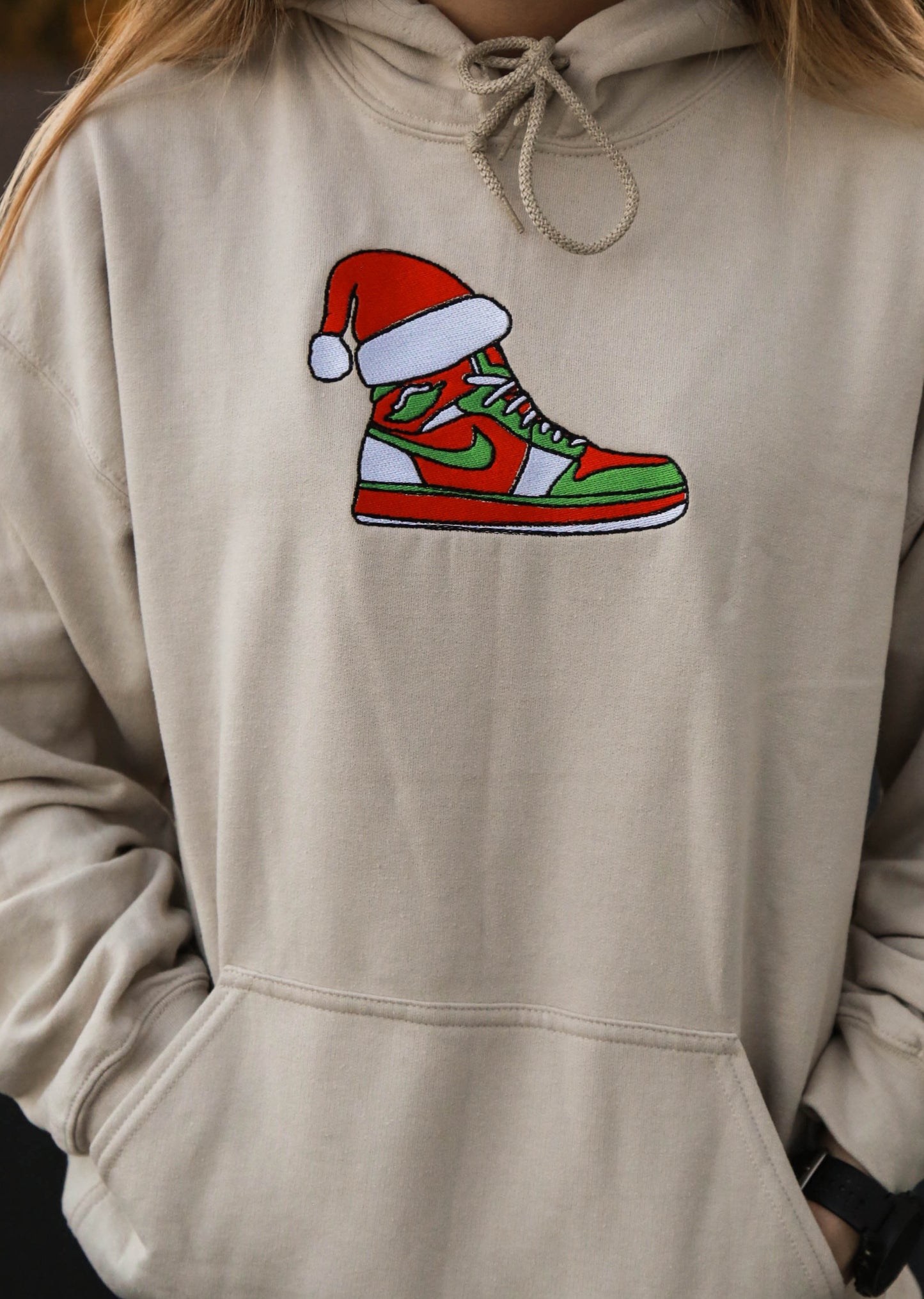 Christmas Sneaker Embroidery