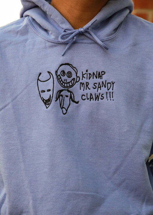 Kidnap Mr. Sandy Klaws Embroidery