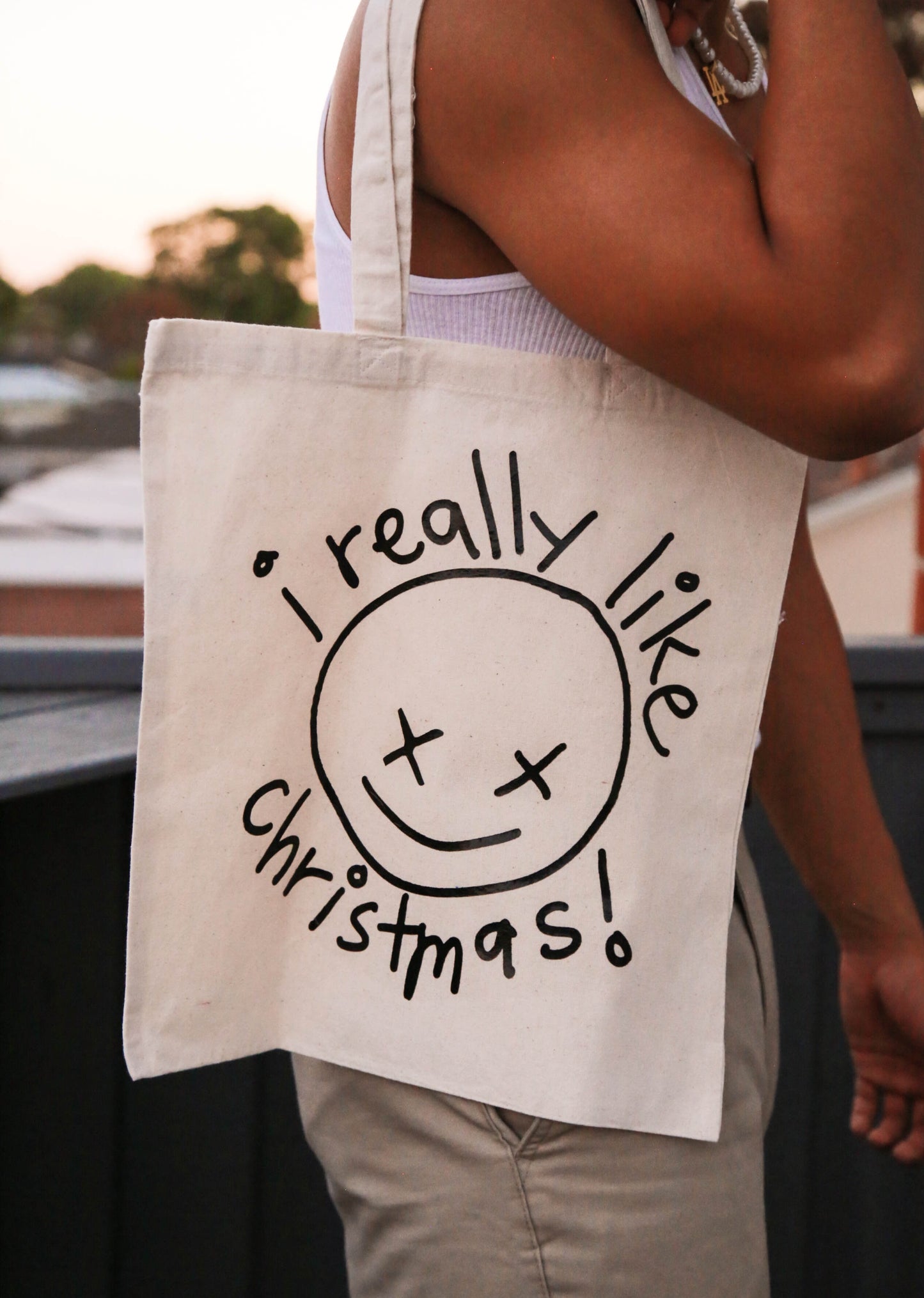 I Really Like Christmas Tote Bag