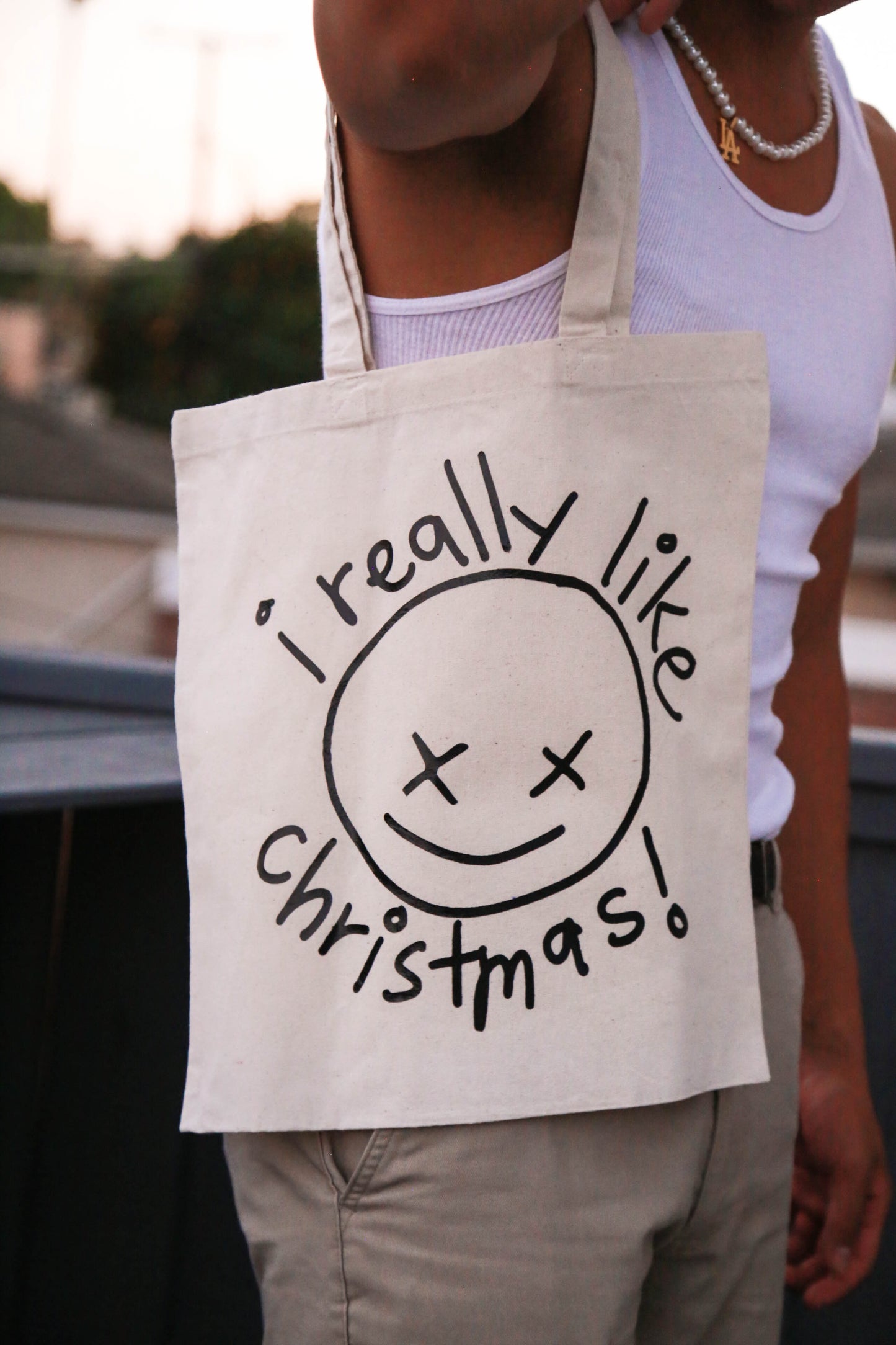 I Really Like Christmas Tote Bag