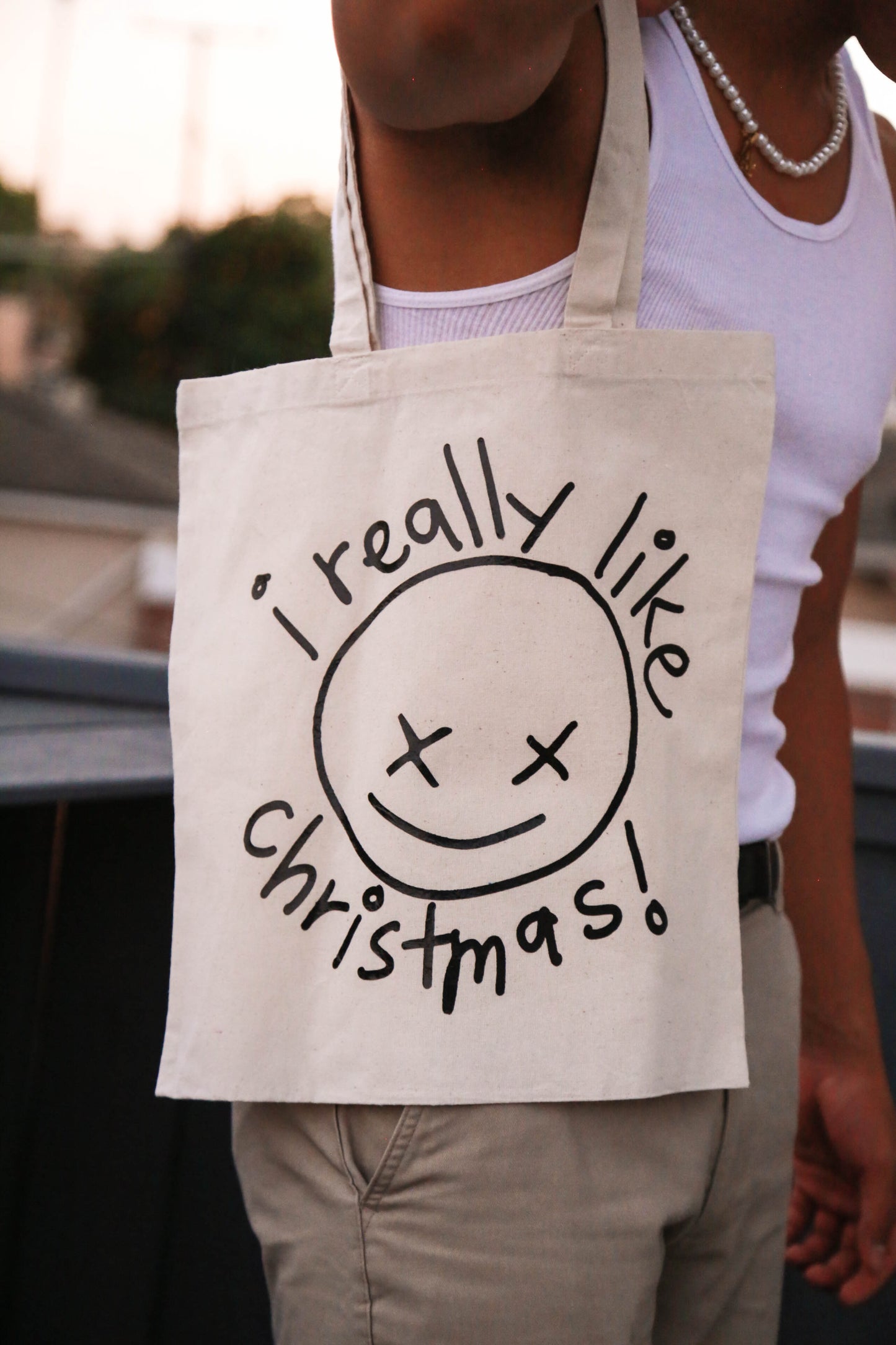 I Really Like Christmas Tote Bag