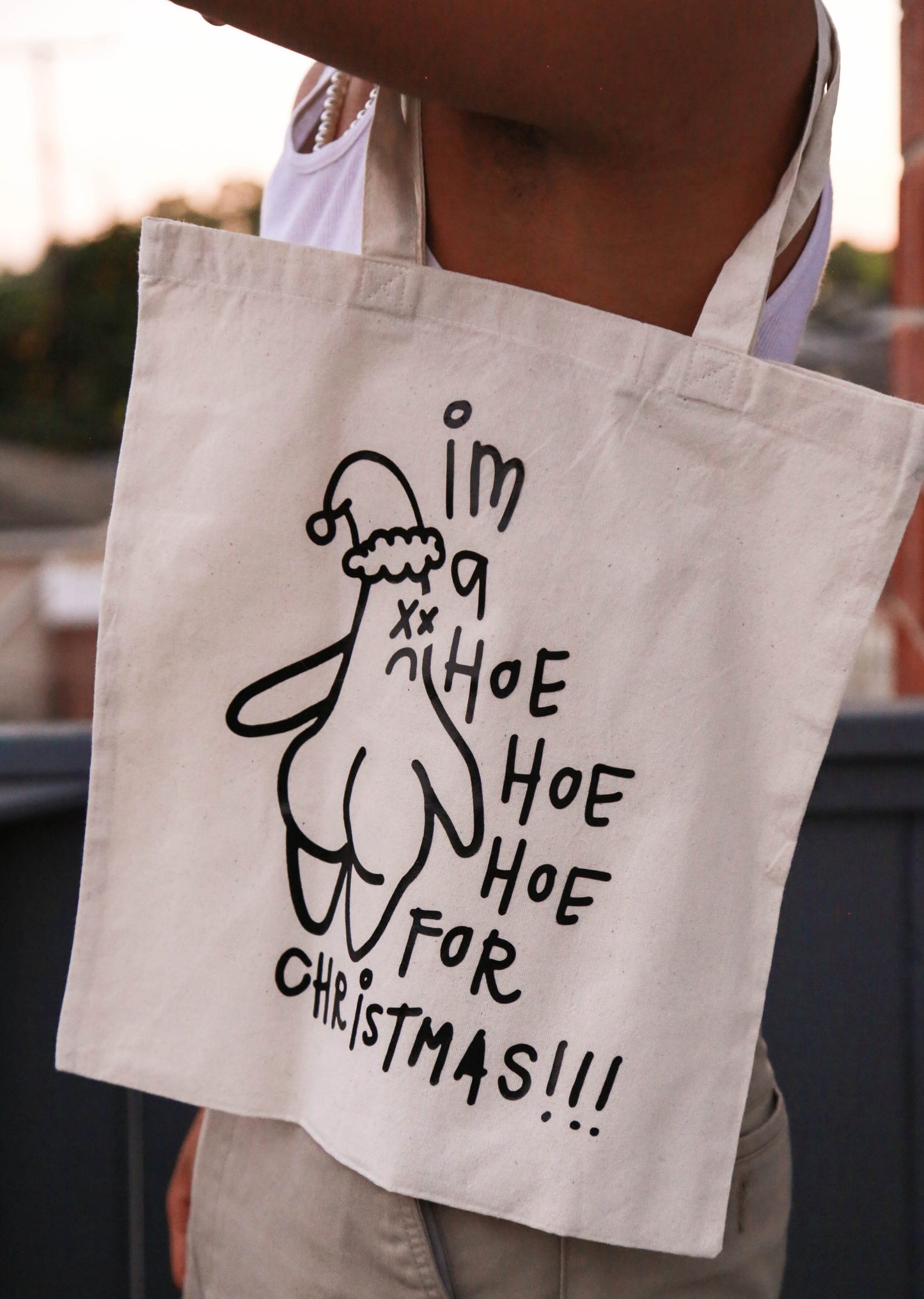 I'm a Hoe Hoe Hoe for Christmas Tote Bag