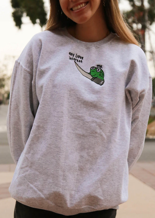 Any Love Interest Frog Embroidery