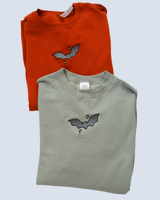 Flying Bat Embroidered Matching Set