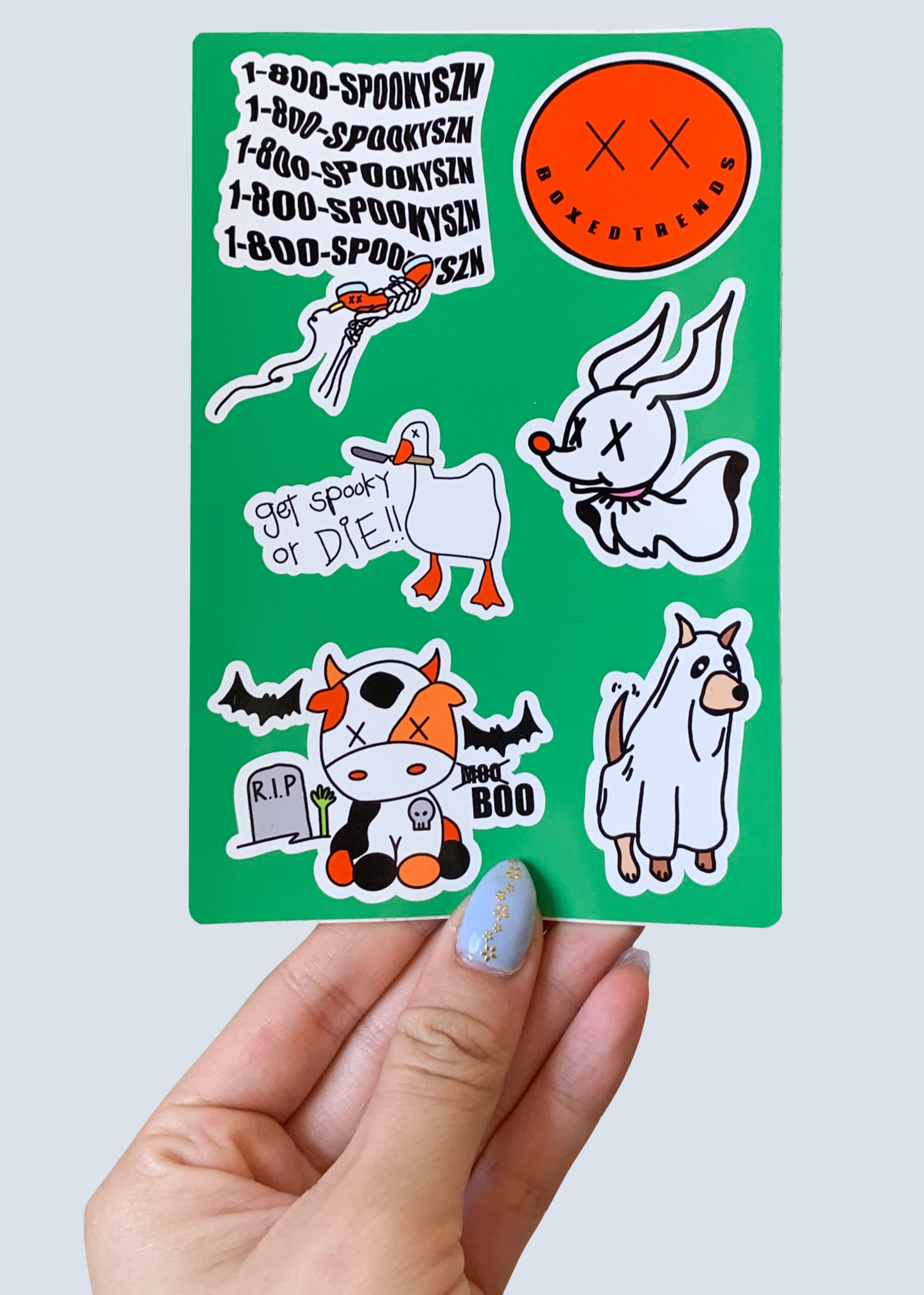 6 Piece Halloween 2021 Sticker Sheet