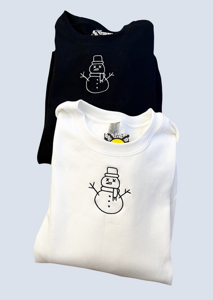 Snowman Embroidered Matching Set