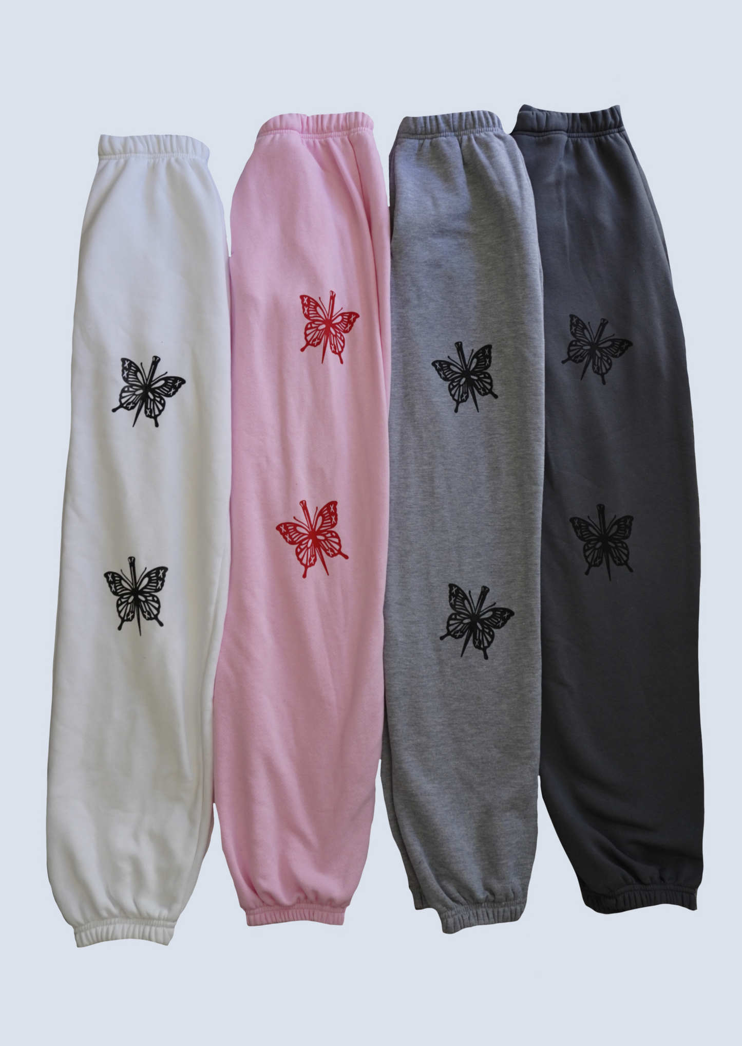 Butterfly Knives Printed Sweatpants