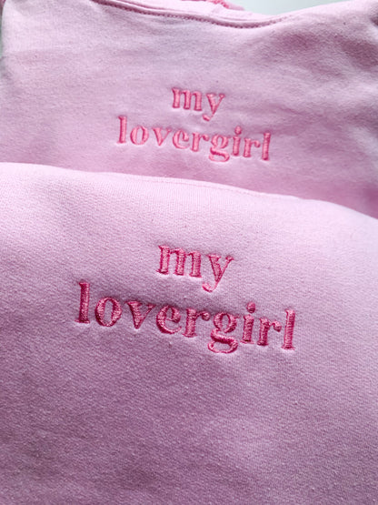 "my lover girl" Embroidered Matching Set
