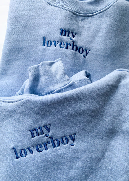 "my lover boy" Embroidered Matching Set